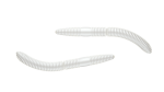 Libra Lures Fatty D Worm 65mm, Cheese,  SILVER PEARL 004